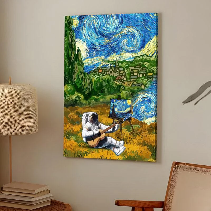 Astro Starry Night Wall Painting